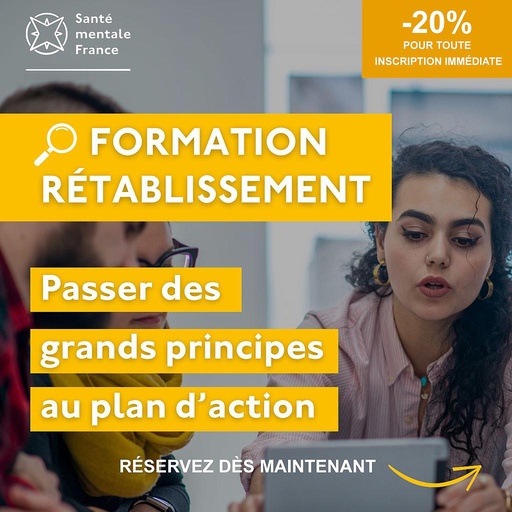 Formation - Intégrer le rétablissement dans sa pratique professionnelle - Inter Angers (Ste-Gemmes-sur-Loire)
