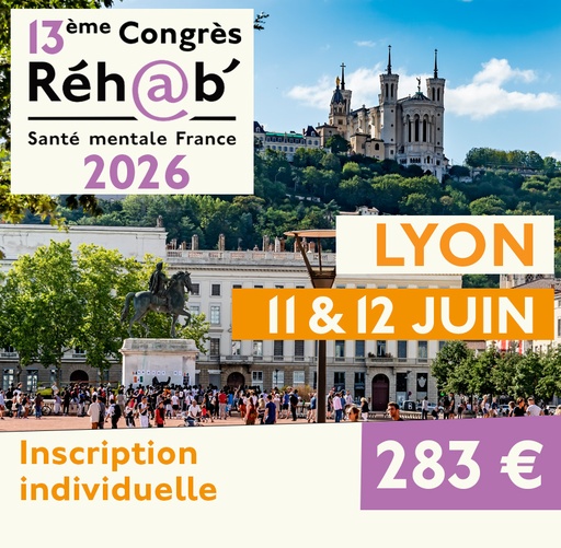13 ème Congrès de Réh@b'- Inscription individuelle - 283€